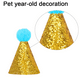 thumbnail image 3 of Conjunto de collar y sombrero de jazz para fiesta navideña para mascotas, con pajarita brillante y cierre de seguridad, para gatitos, cachorros, perros pequeños y gatos, 3 of 5