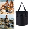 thumbnail image 2 of Collapsible Bucket with Handle 10 Gallon 20L Multifunctional Water Basin Folding Tub Portable Bin Ultra Lightweight Outdoor Basin for Fishing Camping Hiking, 2 of 8