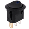 thumbnail image 3 of 2X 12V LED Inverter Rocking Rocker Switch ROUND SPST ON-OFF for BOAT Car Blue,2 x car boat Rocker Switch,blue, 3 of 7