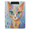 thumbnail image 2 of A4 Double Clip File Folder Binder Clipboards Waterproof Durable Foldable Folder Suitable for Office and Family Cool Cat Color, 2 of 9