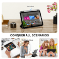 thumbnail image 5 of Kenke Case for iPad (A16) 11th Generation 11 inch 2025, iPad 10th Generation 10.9 Inch 2022 with Pencil Holder, Slim Light Trifold Protective Cover with Hard PC Translucent Back Shell, Black, 5 of 8