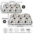 thumbnail image 3 of Balery Funny Puppy Print Car Windshield Sun Shade,Windshield Sunshade for Car Pickup Truck SUV Accessories-Medium, 3 of 7