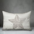 thumbnail image 3 of Creative Products Starfish Watercolor Gray 14x20 Spun Poly Pillow, 3 of 3