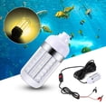 thumbnail image 2 of Luz sumergible LED V Buscador de luz subacuática Lámpara de cebo para señuelos Luz para luz de atracción Amarillo cálido Sunnimix Luz de pesca submarina, 2 of 8