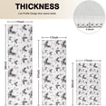 thumbnail image 4 of Black White Butterfly Pattern Kitchen Rugs Sets Of 3,Kitchen Runner Rugs Non Skid Washable,Decorative Kitchen Floor Mats for Kitchen,Sink,Laundry,17"x30"+ 17"x47" + 17"x59", 4 of 6