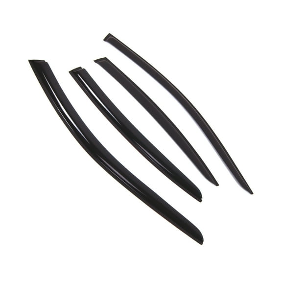 TuningPros Outside Mount Window Visor Deflector Smoke Tinted 4 Pcs Set For 2009-2014 Subaru Legacy Sedan