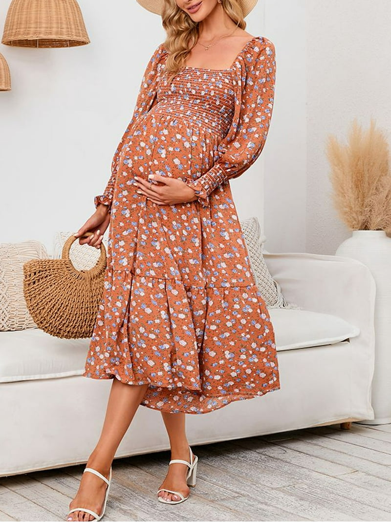 slim fit dress slacks Blake Oversized Maternity & Nursing Lounge Dress | Grey Heather main image 0