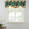 thumbnail image 2 of Tie Up Valances for Windows, Vintage Butterfly Adjustable Valance Curtains Window Treatment for Living Room, Watercolor Retro Summer Butterflies Rod Pocket Kitchen Curtains & Drapes 60x18 Inch, 2 of 9