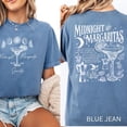 thumbnail image 5 of Double-Sided Midnight Margaritas Shirt, Witchy Halloween Movie Tee, Vintage Cocktail Graphic T-Shirt, Spooky Season Party Gift, 5 of 8