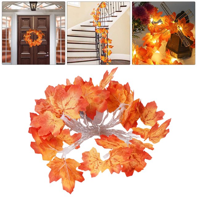 Decoración de otoño Fácil instalación para tiendas de de otoño Batería de 3m Colco luz