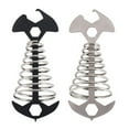 thumbnail image 1 of Shisuyan 2pcs Fishbone Tent Stakes Pegs Floor Spring Nails Portable Camping Tent Nails, 1 of 9