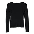 thumbnail image 2 of Suéter acanalado con recorte bar III para mujer negro XXL, 2 of 2