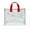 Red, variant on Clear Bag for Stadium Events Approved Waterproof PVC Large Transparent Tote Bag for Gym Concert Sports Festivals Red