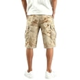 thumbnail image 6 of Camo Cargo Shorts for Men Summer Workout Hiking Shorts with Pockets Knee Length Casual Loose Bermuda Athletic Short,2XL, 6 of 6