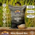 thumbnail image 4 of Rani Silver White Basmati Rice Extra Long Aged 4-Pound Bag, 4lbs (64oz) 1.81kg ~ All Natural | Gluten Friendly | Vegan | Indian Origin | Kosher, 4 of 12