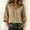 Khaki, variant on Sentmoon Womens Fall Clothes Women’s Blouses Regular Fit Active 3/4 Length Sleeve Womens Tops Summer for Parties S-2XL