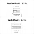 thumbnail image 3 of czcpp-18 Pack Regular Mouth Mason Jar Lids,Colored Mason Jar Lids, Plastic Mason Jar Lids with Silicone Rings,Plastic Canning Lids, Fit Ball,Kerr and More (Multicolored), 3 of 4