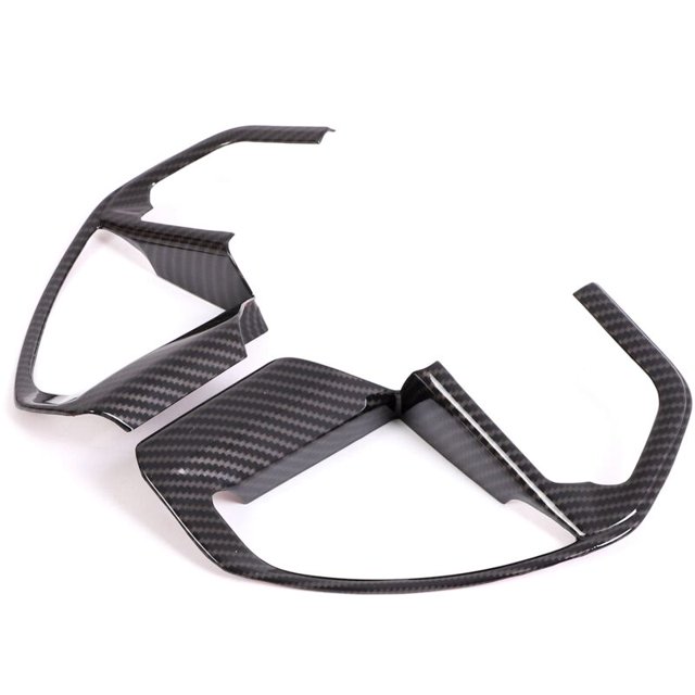 Para/Sequoia 2022 2023, embellecedor para botones de volante de coche de fibra ABS para interior, embellecedor para panel de volante de ABS, embellecedor para Forester 2019-2022, 2017-2022, azul