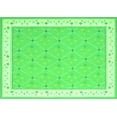 thumbnail image 1 of Ahgly Company Indoor Rectangle Abstract Green Contemporary Area Rugs, 2' x 5', 1 of 1
