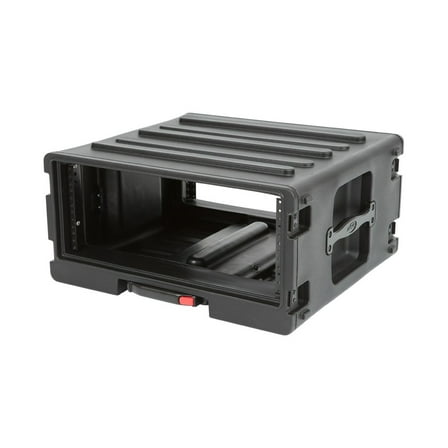 SKB Cases 1SKB-R4UW Roto Rolling Rack Case 4U Rolling Wheels Transport