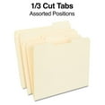 thumbnail image 3 of 30% Recycled Reinforced File Folders, 1/3-Cut Tab, Letter Size, Manila, 100/Box (ST56682-CC), 3 of 4