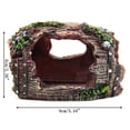 thumbnail image 3 of Resin Barrel Aquarium Decor, Vintage Wine Barrel Fish Tank Ornament Hideout for Shrimp Fish, Safe Resin Craft, Rustic Aquascape Decoration, 3 of 4