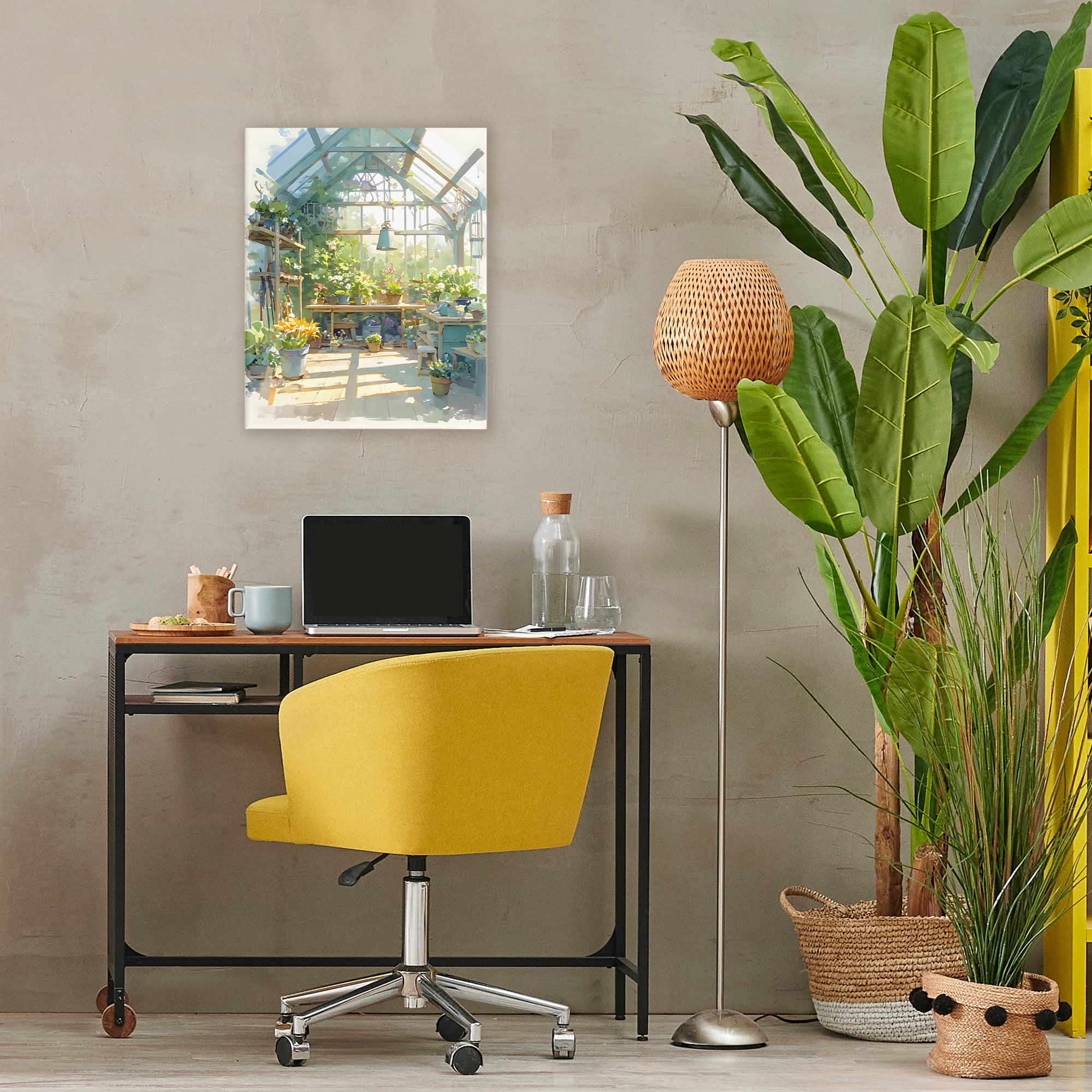 Stupell Industries Sunlit Greenhouse Plant Sanctuary Canvas Wall Art, design by Creative Studio