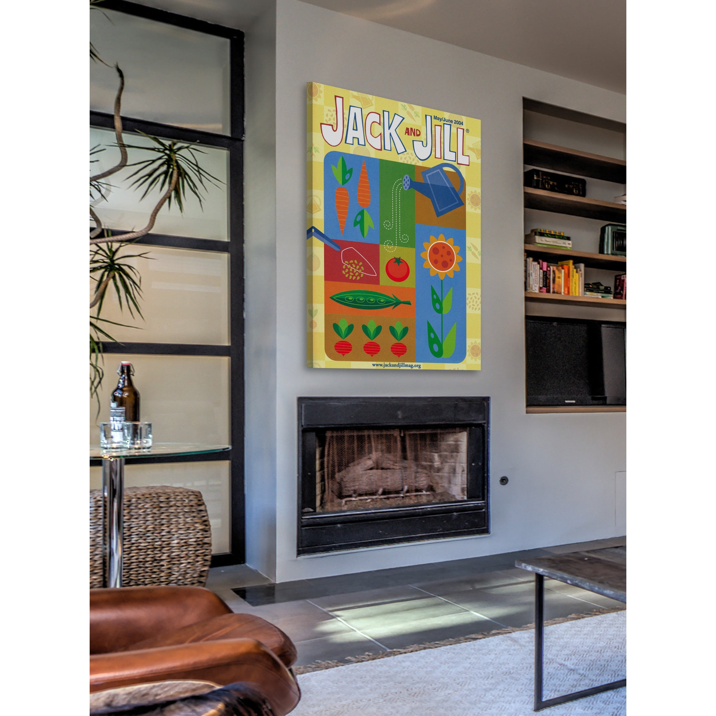 Marmont Hill "Gardening II" by Curtis Painting Print on Canvas