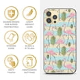 thumbnail image 4 of TPU Clear Case for iPhone 13 Pro Max with Flamingo Stripes design phone cover, 4 of 7