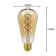 thumbnail image 2 of 3 bombillas LED Edison E27 vintage regulables, 4 W, doradas, 2300 K, con filamento LED en espiral flexible antiguo., 2 of 2