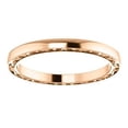 thumbnail image 3 of FB Jewels 14K Rose Gold Polished Wedding Ring Band Size 7, 3 of 3