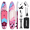 Pink, variant on Genreen 11’ Inflatable Stand Up Paddle Board with SUP Accessories, Fishing Paddle Board for Youth & Adults of All Skill Levels