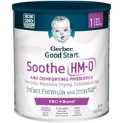 Gerber Good Start Soothe (HMO) Non-GMO Powder Infant Formula, Stage 1, 12.4 oz