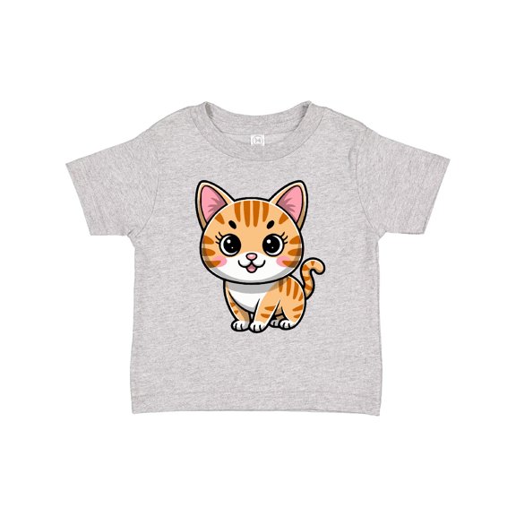 Inktastic Orange Tabby Cat Kitty Boys or Girls Toddler T-Shirt