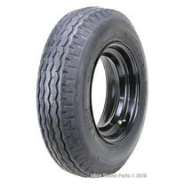 One Heavy Duty Highway Trailer Tire Wheel Assembly 8-14.5 14PR LR G w/6x14.5 Rim