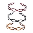 thumbnail image 2 of 3 diademas multifuncionales para decoración, accesorios de moda, accesorios para fotos, bandas para el cabello Rojo Negro Marrón, 2 of 8