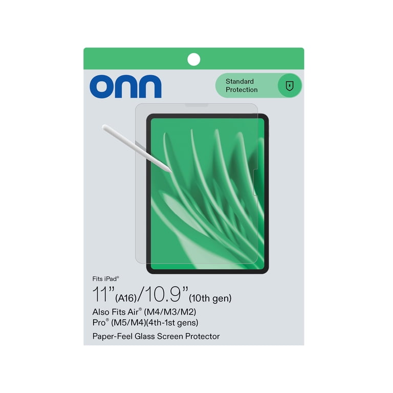 onn Paper-Feel Glass Screen Protector for iPad 11" photo 8