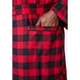 thumbnail image 6 of KingSize Men's Big & Tall Jersey-Lined Flannel Robe, 6 of 6