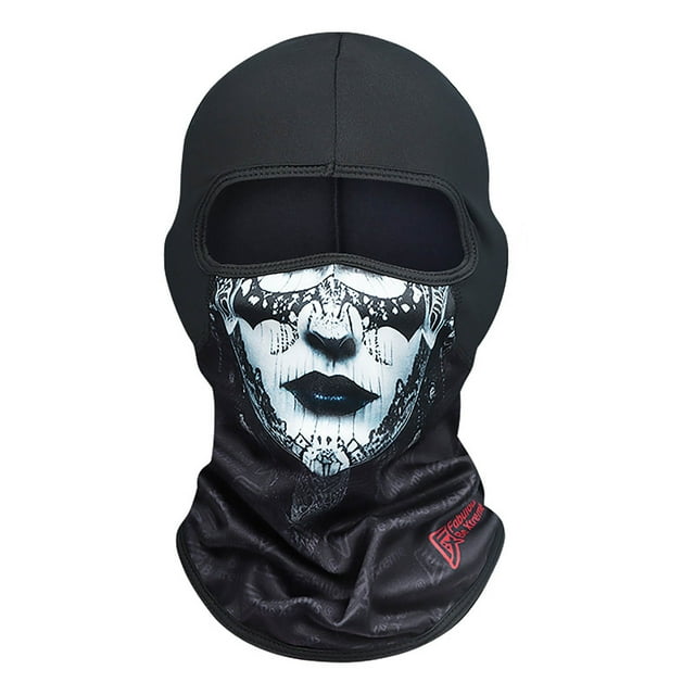 TIELUTT Hat Style Sunscreen Breathable Full Face Motorcycle Cycling Full Head Suitable for Holidays Such As Carnival Thing One and Thing Two for Riding 3 Merchandise Ski Back Full Face Protective Hat