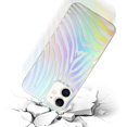 thumbnail image 3 of Compatible with iPhone 12 Leopard Case for Women, Luxury Glitter Leopard Cheetah Print Designed Colorful Laser Iridescent Case Hard PC Bumper Slim Protective Bling Girly Case Cute, 3 of 13
