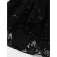 thumbnail image 7 of iEFiEL Girls Floral Lace Sequins Ballet Leotard Mesh Lyrical Latin Dance Dress, 7 of 7