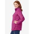 thumbnail image 3 of Woman Within Plus Size Microfleece Quarter-Zip Pullover, 3 of 6