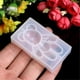 thumbnail image 3 of Moldes de resina, 5 piezas 3D lindo oso de peluche moldes de silicona moldes de resina epoxi de cristal para hacer joyas llavero colgante DIY, 3 of 5