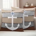 thumbnail image 5 of 2 Pack Outdoor Waterproof Throw Pillow Covers,Oceans Ship Anchors Decorative Square Pillow Case Patio Pillowcases for Chair Couch Sofa 16x16in, 5 of 9