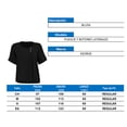thumbnail image 4 of Blusa George para Dama, Manga Corta Pliegue y Botones Laterales Negro T G, 4 of 4