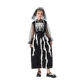 thumbnail image 6 of LIIPEE Girls Halloween Costumes Kids Witch Bride Skeleton Party Fancy Dress Up Clothes 2 Piece,6-8 Years, 6 of 9