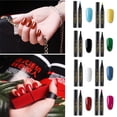 thumbnail image 4 of 5ml Nail Polish Pen High Pigmented Vibrant Color Fast Dry Stunning Visual Effect Excellent Saturation Decorative Film Formers One-Step Nail Art Gel Polish Pen Nail Varnish for Nail Salon, 4 of 8