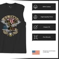 thumbnail image 6 of US Army Eagle Men's Muscle Shirt 250 Years Anniversary American Veteran DD 214, 6 of 7