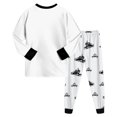 thumbnail image 4 of Xudanell Little Big Boy Pajamas Sets 100% Cotton Pjs Kids Jammies White,Size 5-6 Years, 4 of 8