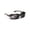 Brown Crystal Frame, variant on Churada Wind-Blocking Padded Photochromic Sunglasses for Outdoors, UV400, Clear to Gray Lenses, Glossy Black, Small & Medium